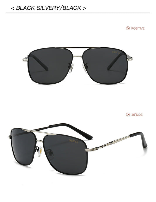 Gucci GG 10017S 004 Polarized Metal Sunglasses