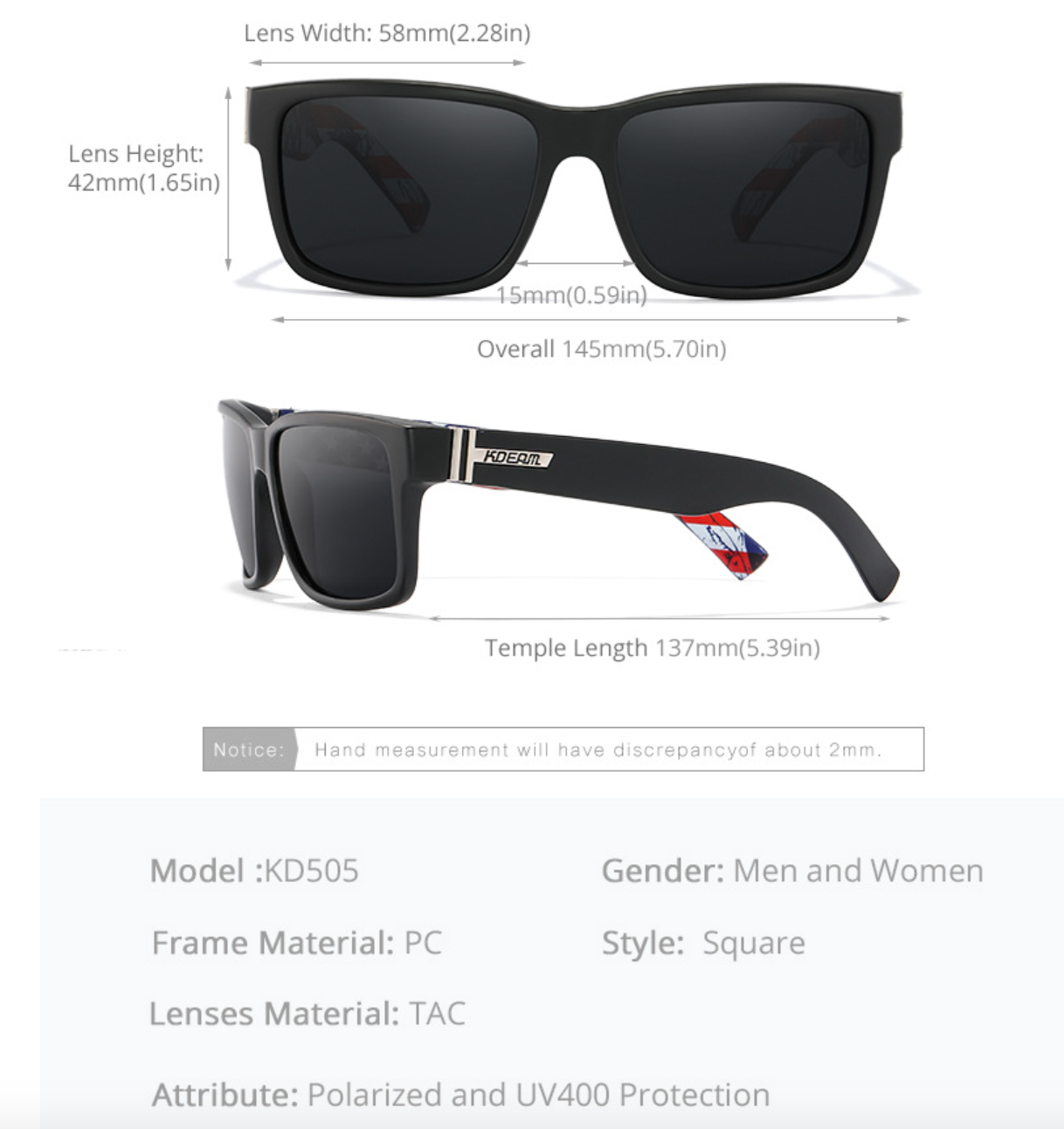 No.058 Polarized Stylish and Colorful Mirrored Outdoor Sport Sunglasses