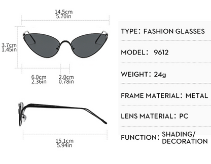 No.010: Retro Cat-Eye Modern and Fashion-forward Sunglasses