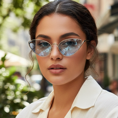 No.010: Retro Cat-Eye Modern and Fashion-forward Sunglasses