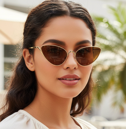 No.010: Retro Cat-Eye Modern and Fashion-forward Sunglasses