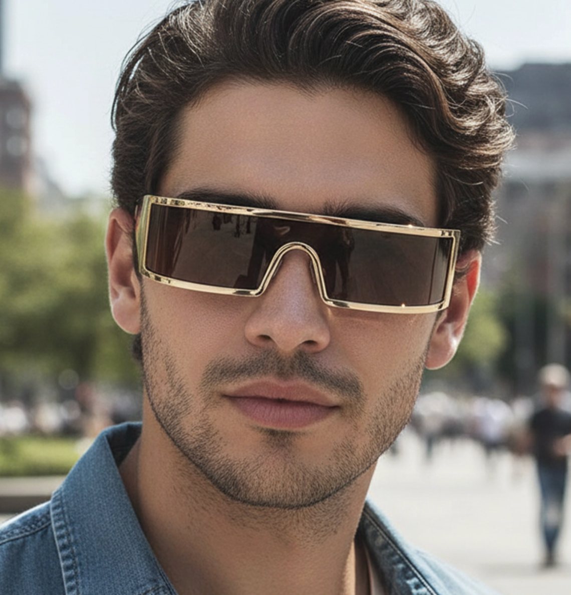 No.012: Futuristic One-Piece Y2K and Fashion Sunglasses