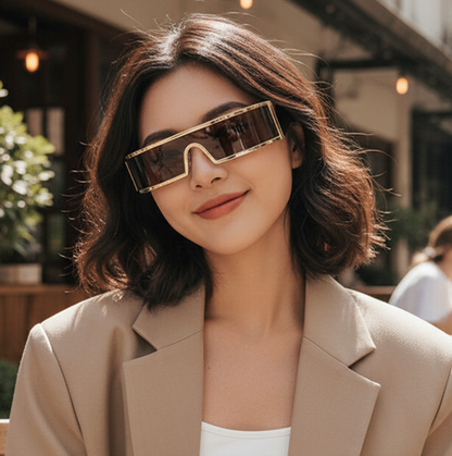 No.012: Futuristic One-Piece Y2K and Fashion Sunglasses