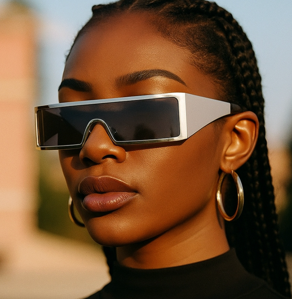 No.012: Futuristic One-Piece Y2K and Fashion Sunglasses