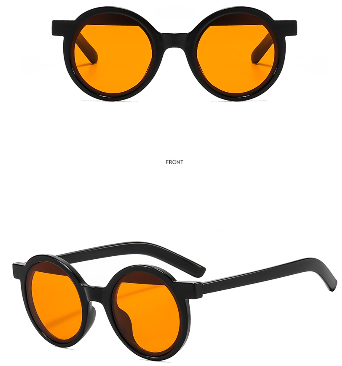 No.023: Elegant Round Frame Sunglasses