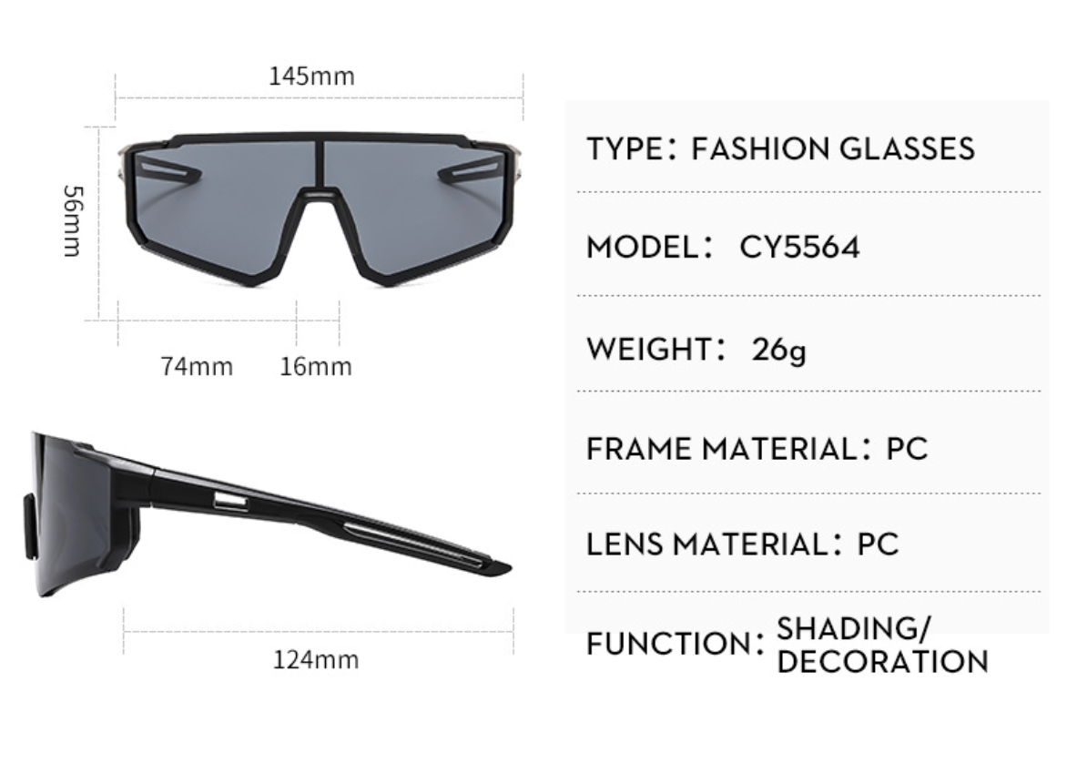 No.003: Sport Shield Sunglasses