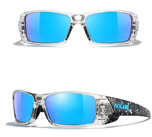 No.056 Polarized  Modern Square High Quality Cycling & Fishing Outdoor Sunglasses