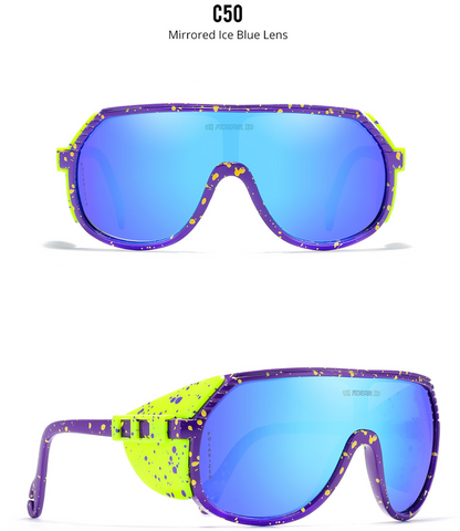 No.061 Polarized Lightweight TR90 Cycling Sport Wraparound Design Sunglasses