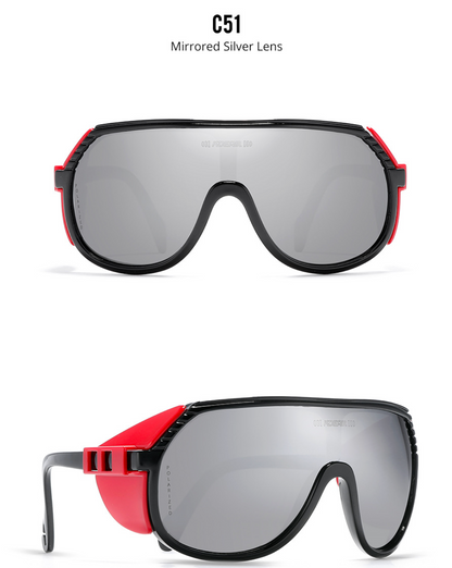 No.061 Polarized Lightweight TR90 Cycling Sport Wraparound Design Sunglasses