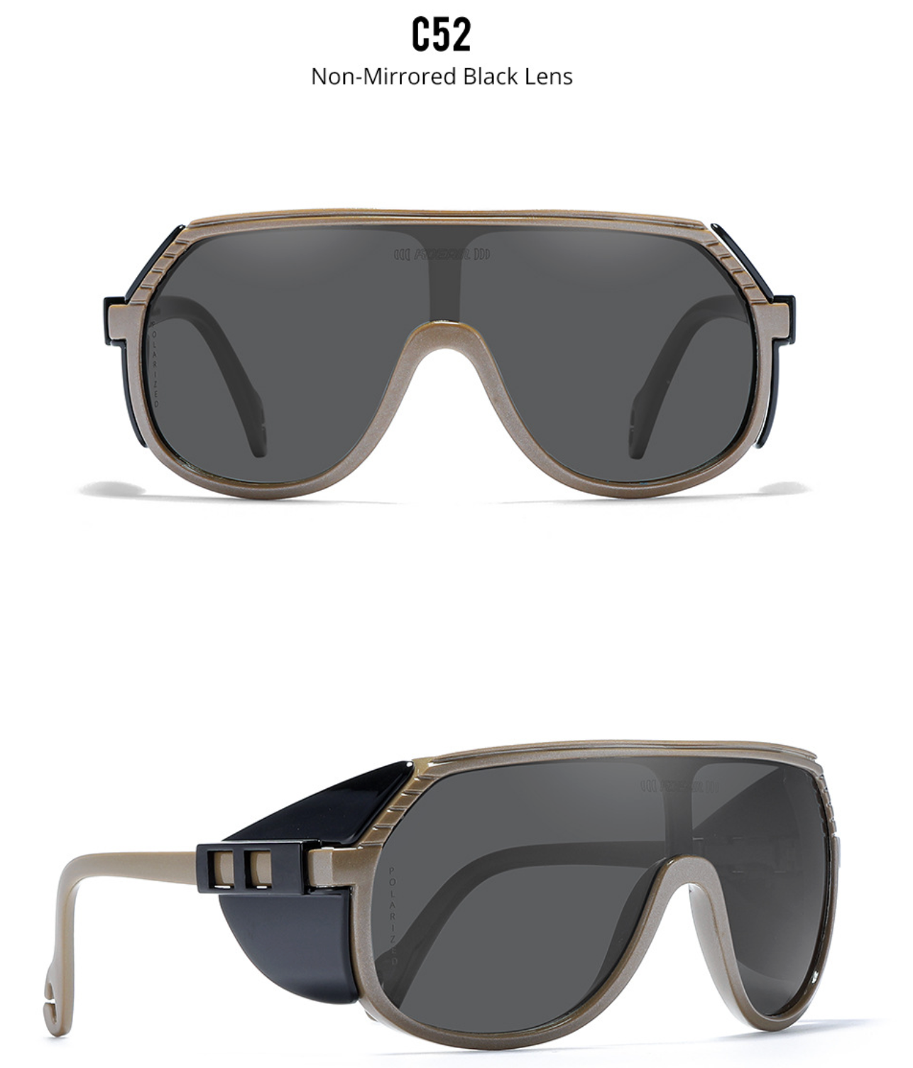 No.061 Polarized Lightweight TR90 Cycling Sport Wraparound Design Sunglasses