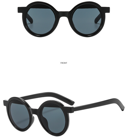 No.023: Elegant Round Frame Sunglasses