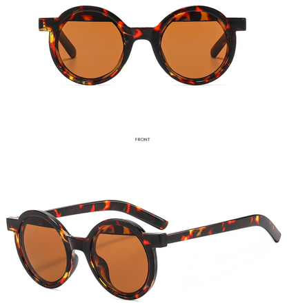 No.023: Elegant Round Frame Sunglasses