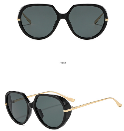 No.024: Oversized Retro Oval Casual and Daily Sunglasses