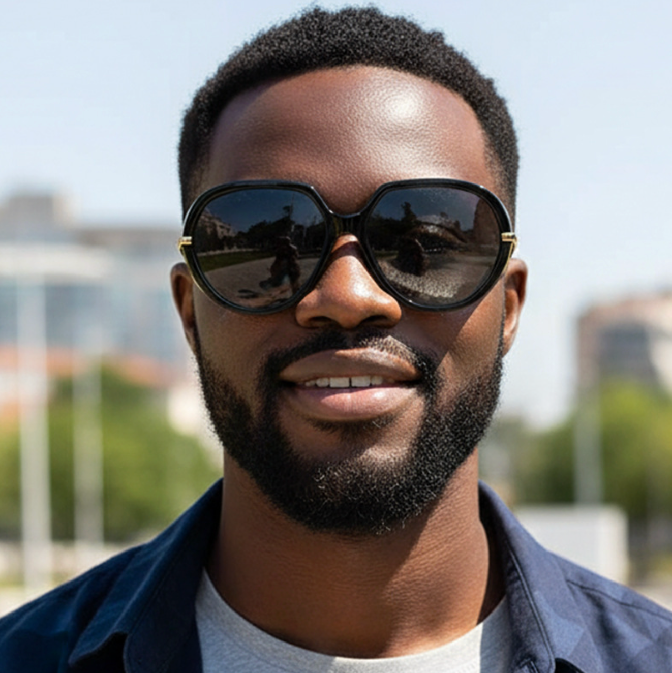 No.024: Oversized Retro Oval Casual and Daily Sunglasses
