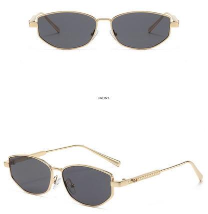No.025: Oversized Retro Oval Sunglasses