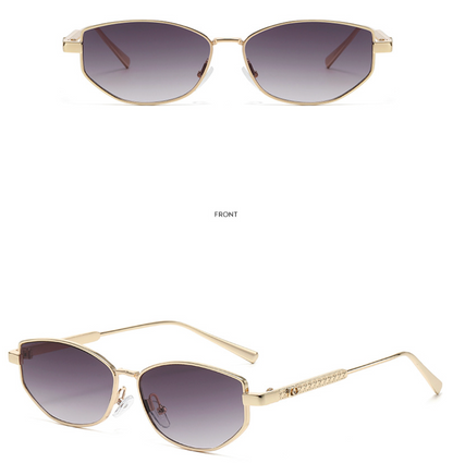No.025: Oversized Retro Oval Sunglasses