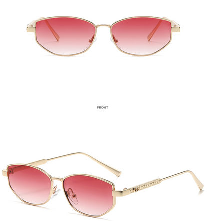 No.025: Oversized Retro Oval Sunglasses