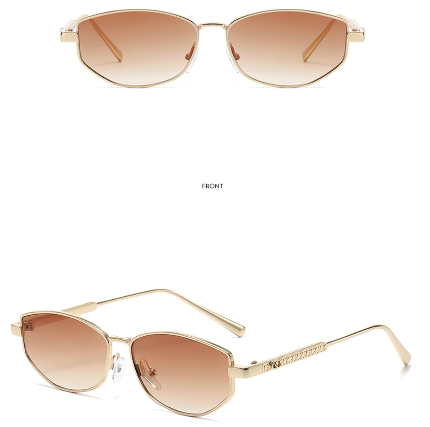 No.025: Oversized Retro Oval Sunglasses
