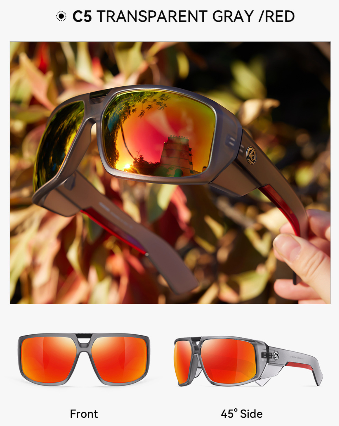No.051 Polarized Windproof Outdoor Fishing, Cycling and Driving Sunglasses