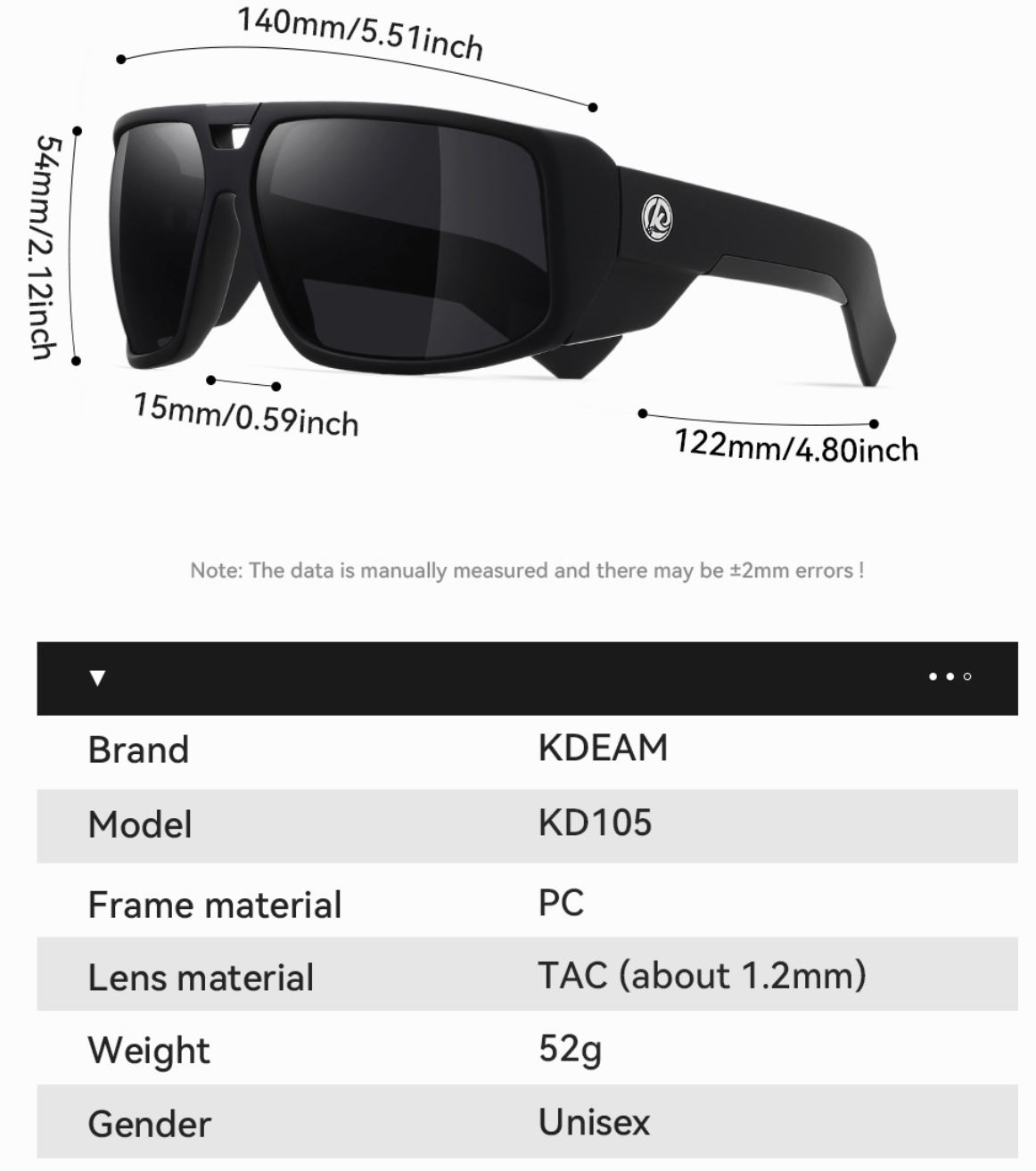 No.051 Polarized Windproof Outdoor Fishing, Cycling and Driving Sunglasses