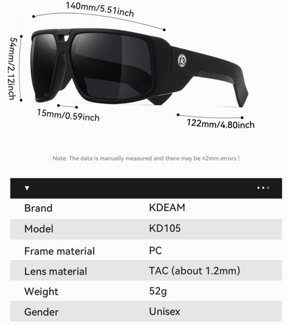 No.051 Polarized Windproof Outdoor Fishing, Cycling and Driving Sunglasses