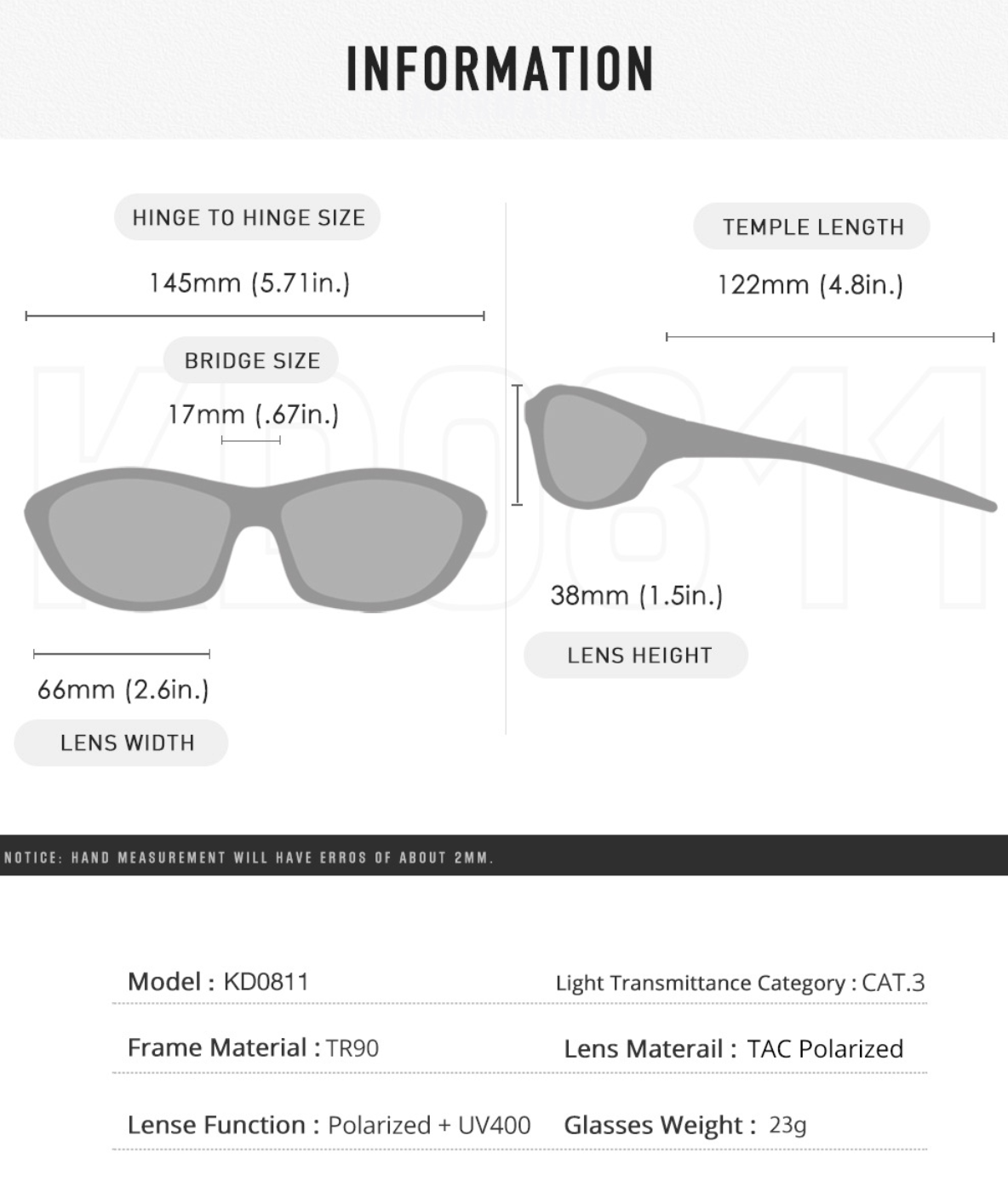 No.060 Polarized Ultra-Lightweight TR90 Lightweight Cycling, Fishing, Driving, Outdoor Sports, Travel Sunglasses