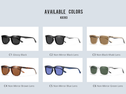 No.062 Polarized TR90 Clean and Simple Design Travel, Outdoor Activities Sunglasses