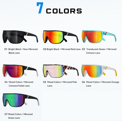 No.052 Polarized Shield Strong Sunlight Protection Modern Sunglasses