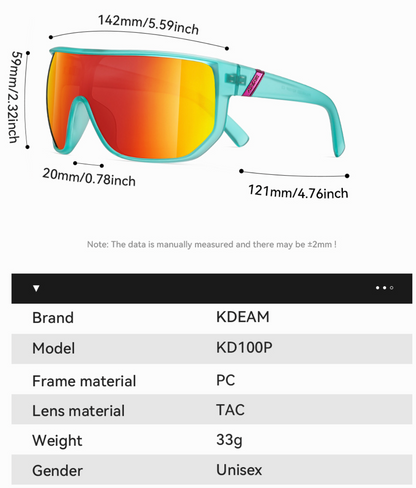 No.052 Polarized Shield Strong Sunlight Protection Modern Sunglasses