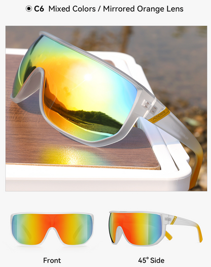 No.052 Polarized Shield Strong Sunlight Protection Modern Sunglasses