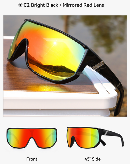 No.052 Polarized Shield Strong Sunlight Protection Modern Sunglasses