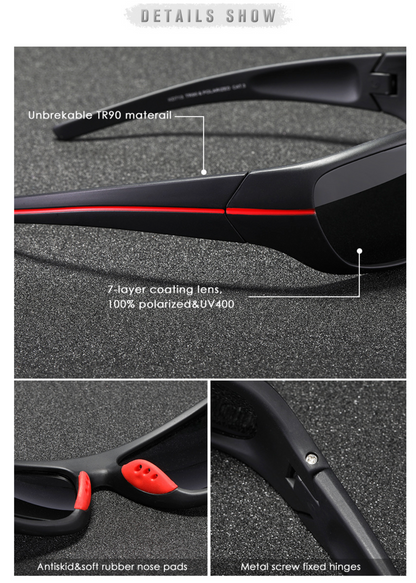 No.054 TAC Polarized Cycling Sunglasses For Cycling, Travel, and Outdoor Sports
