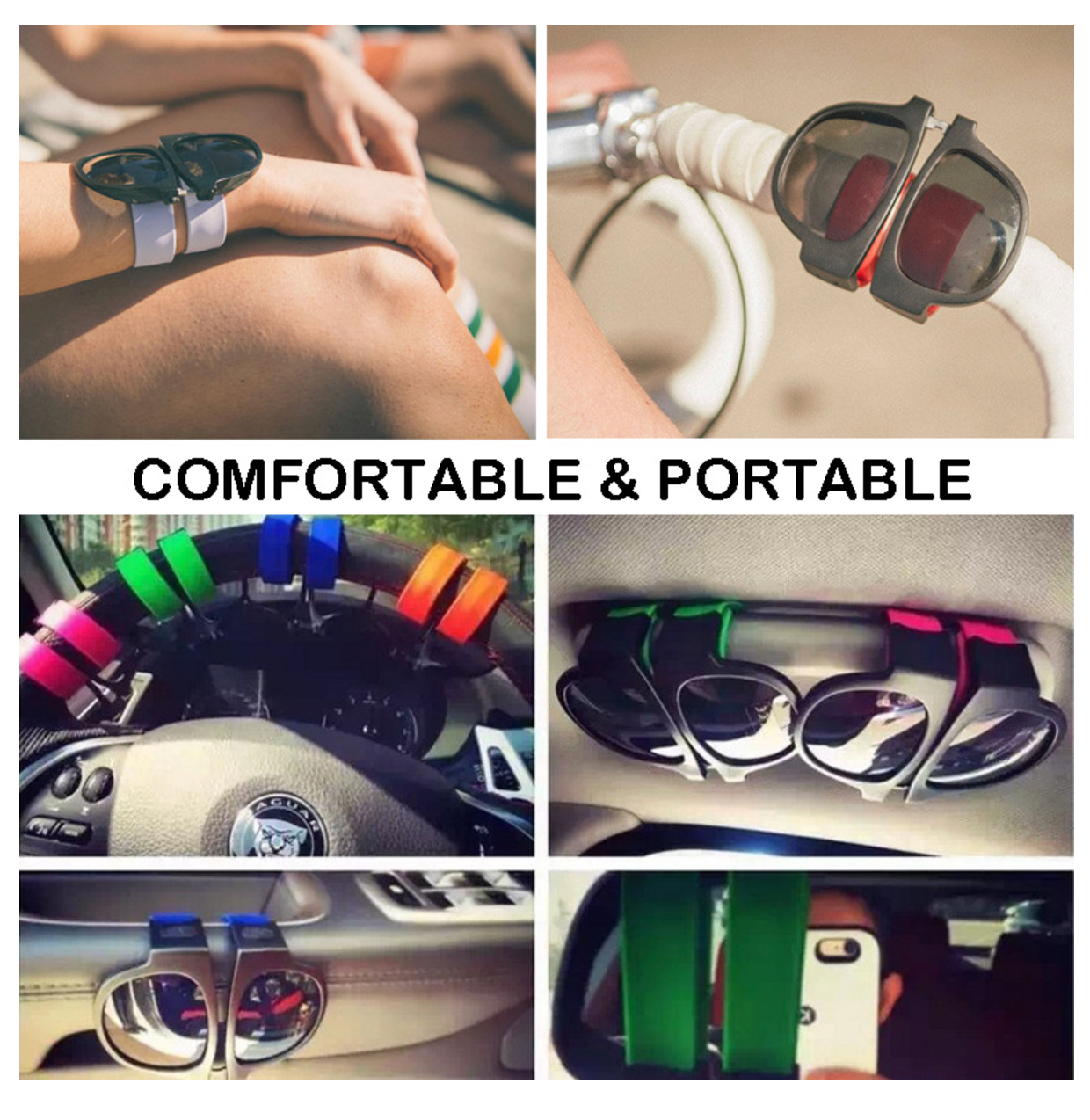 No.055 Polarized Foldable Wrist Wrap Sport Sunglasses For Easy Storage and Portability
