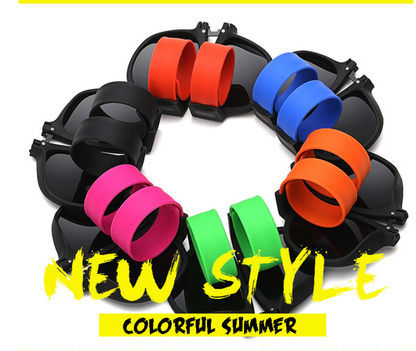 No.055 Polarized Foldable Wrist Wrap Sport Sunglasses For Easy Storage and Portability