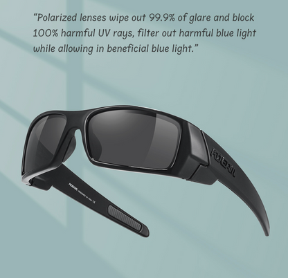 No.056 Polarized  Modern Square High Quality Cycling & Fishing Outdoor Sunglasses