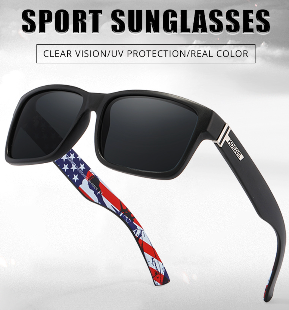 No.058 Polarized Stylish and Colorful Mirrored Outdoor Sport Sunglasses