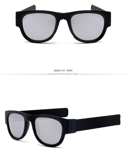 No.055 Polarized Foldable Wrist Wrap Sport Sunglasses For Easy Storage and Portability