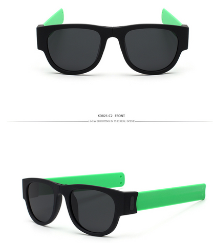 No.055 Polarized Foldable Wrist Wrap Sport Sunglasses For Easy Storage and Portability