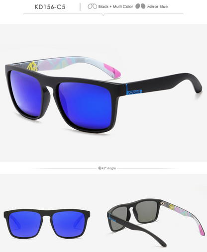 No.053 TAC Polarized & Photochromic Driving Square Outdoor Sports Sunglasses