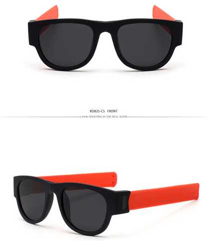 No.055 Polarized Foldable Wrist Wrap Sport Sunglasses For Easy Storage and Portability