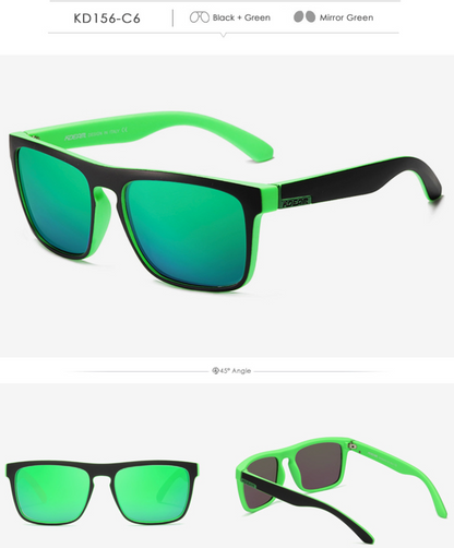 No.053 TAC Polarized & Photochromic Driving Square Outdoor Sports Sunglasses
