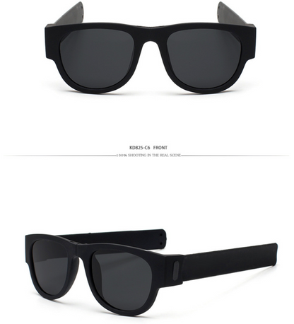 No.055 Polarized Foldable Wrist Wrap Sport Sunglasses For Easy Storage and Portability