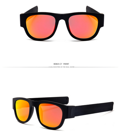 No.055 Polarized Foldable Wrist Wrap Sport Sunglasses For Easy Storage and Portability