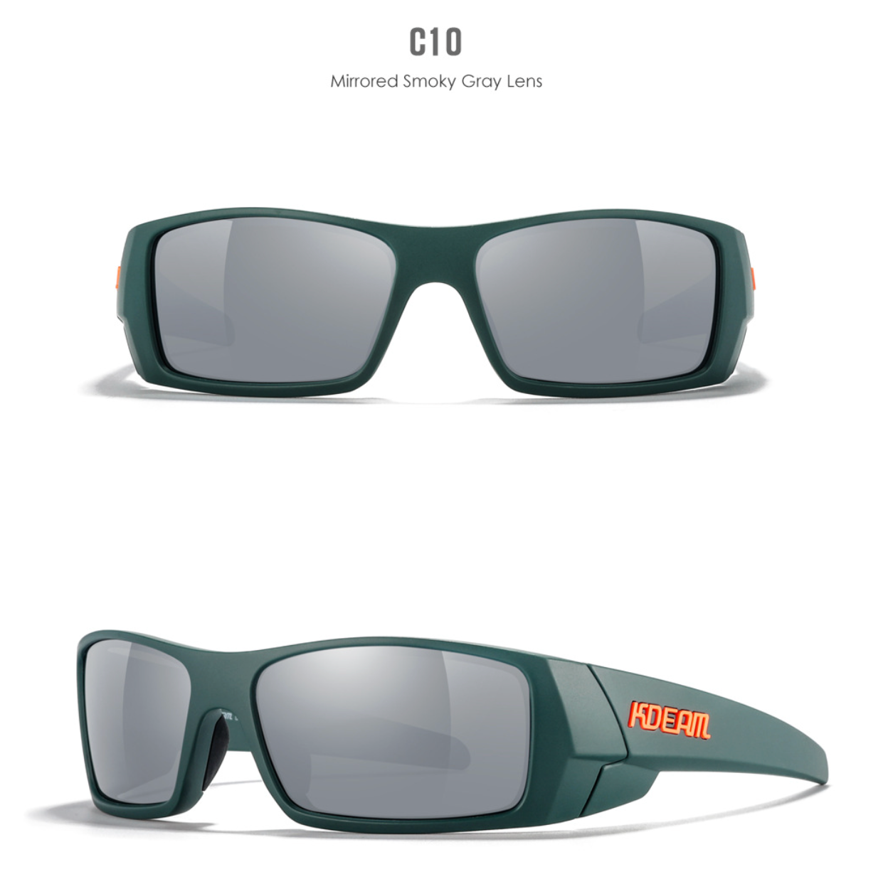 No.056 Polarized  Modern Square High Quality Cycling & Fishing Outdoor Sunglasses