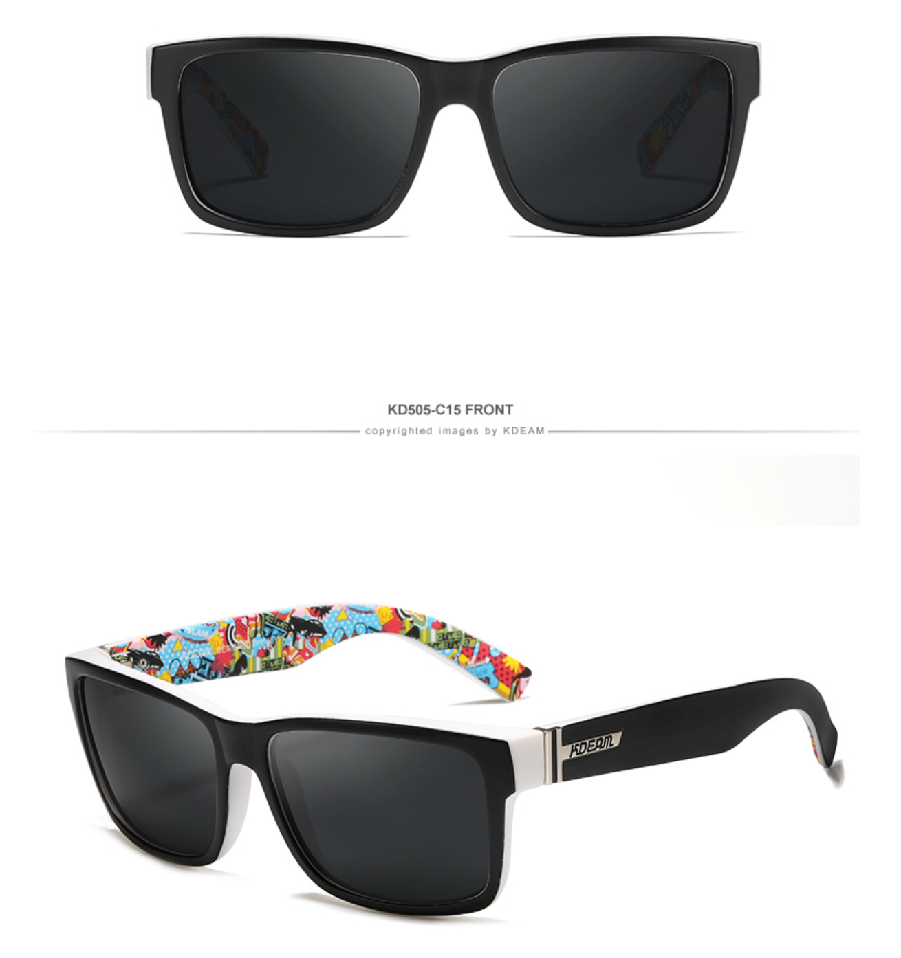 No.058 Polarized Stylish and Colorful Mirrored Outdoor Sport Sunglasses
