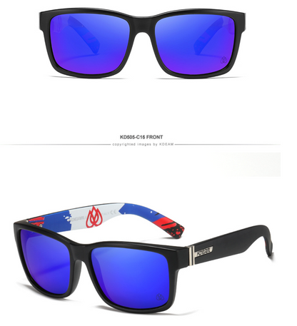 No.058 Polarized Stylish and Colorful Mirrored Outdoor Sport Sunglasses