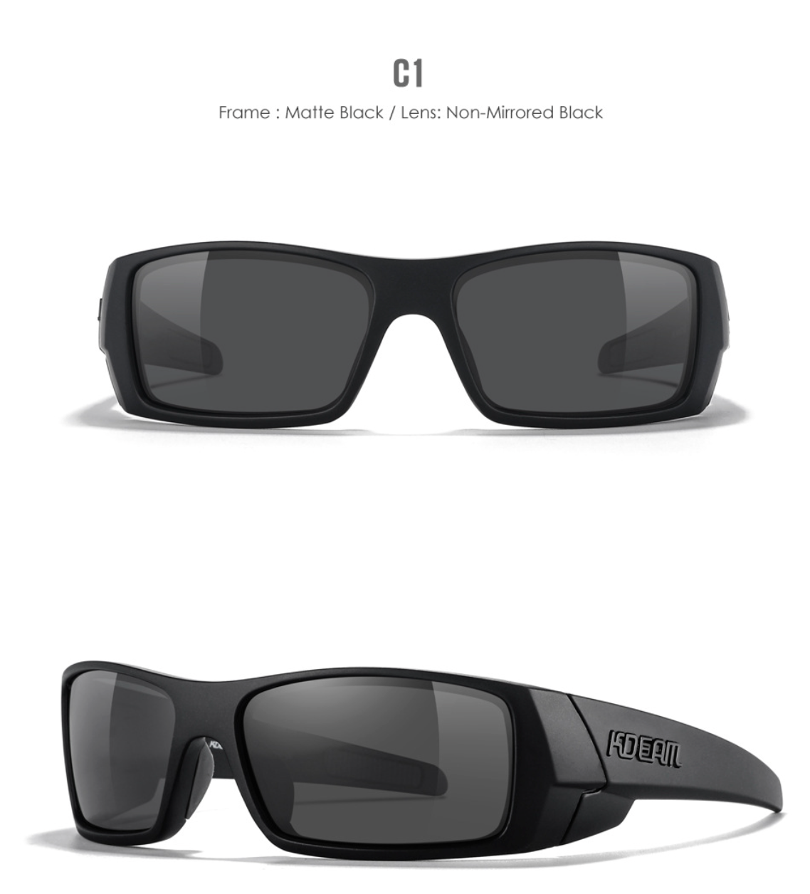 No.056 Polarized  Modern Square High Quality Cycling & Fishing Outdoor Sunglasses