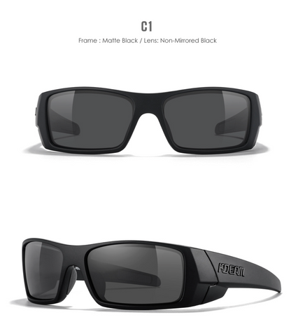 No.056 Polarized  Modern Square High Quality Cycling & Fishing Outdoor Sunglasses