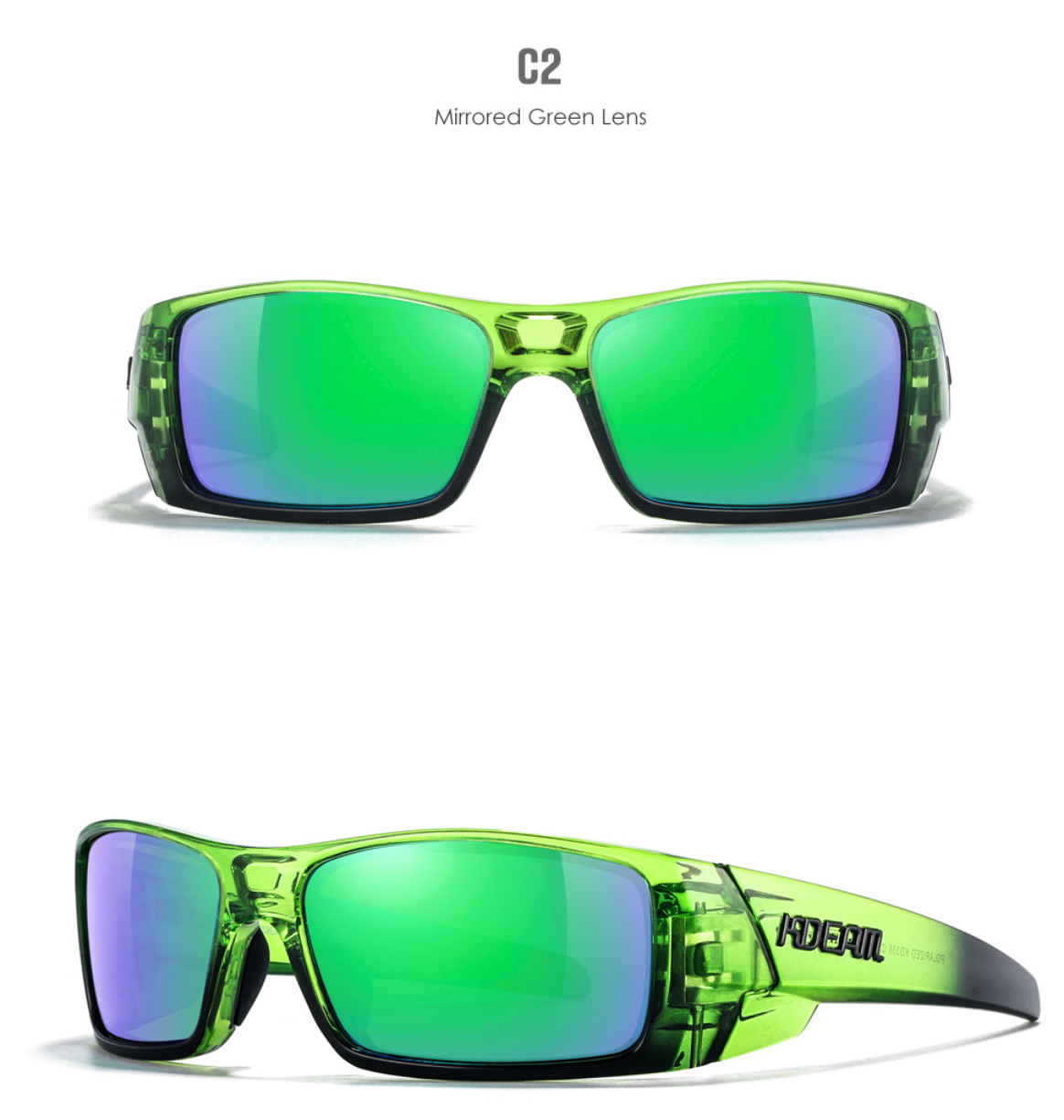 No.056 Polarized  Modern Square High Quality Cycling & Fishing Outdoor Sunglasses