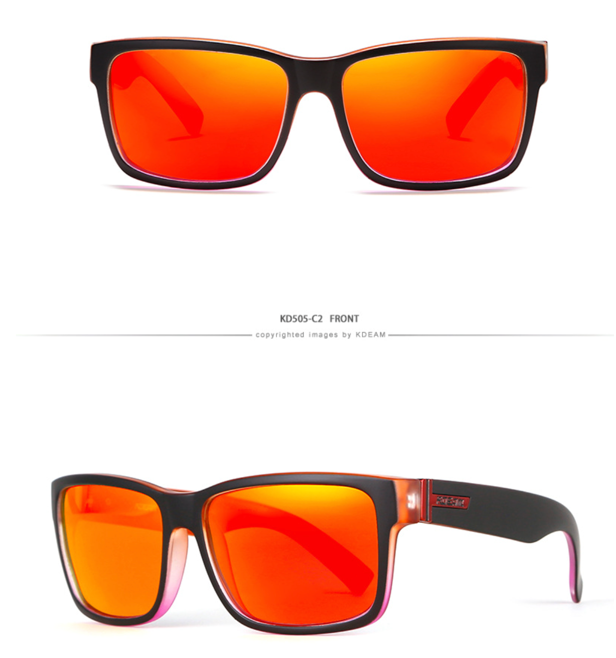 No.058 Polarized Stylish and Colorful Mirrored Outdoor Sport Sunglasses